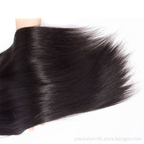 Top Selling cuticle aligned hair Mink Brazilian human hair weave bundles Straight Natural hair extensions